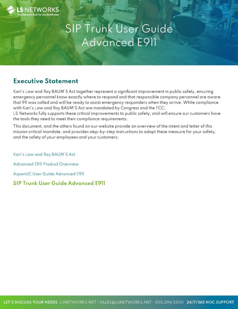 Customer Resource Center LS Networks